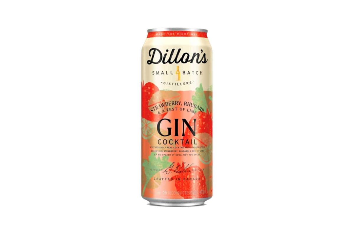 Dillon's Gin Strawberry Rhubarb (473ml) (1 x 473ml)