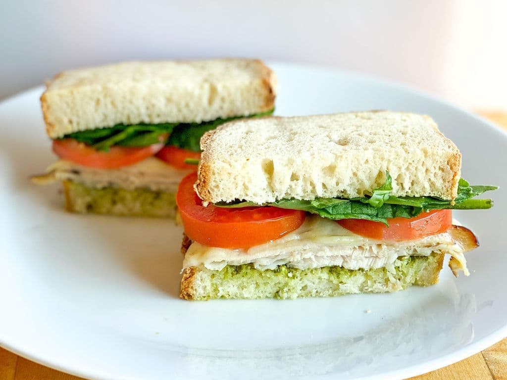 The "GFT" Turkey Pesto Sandwich