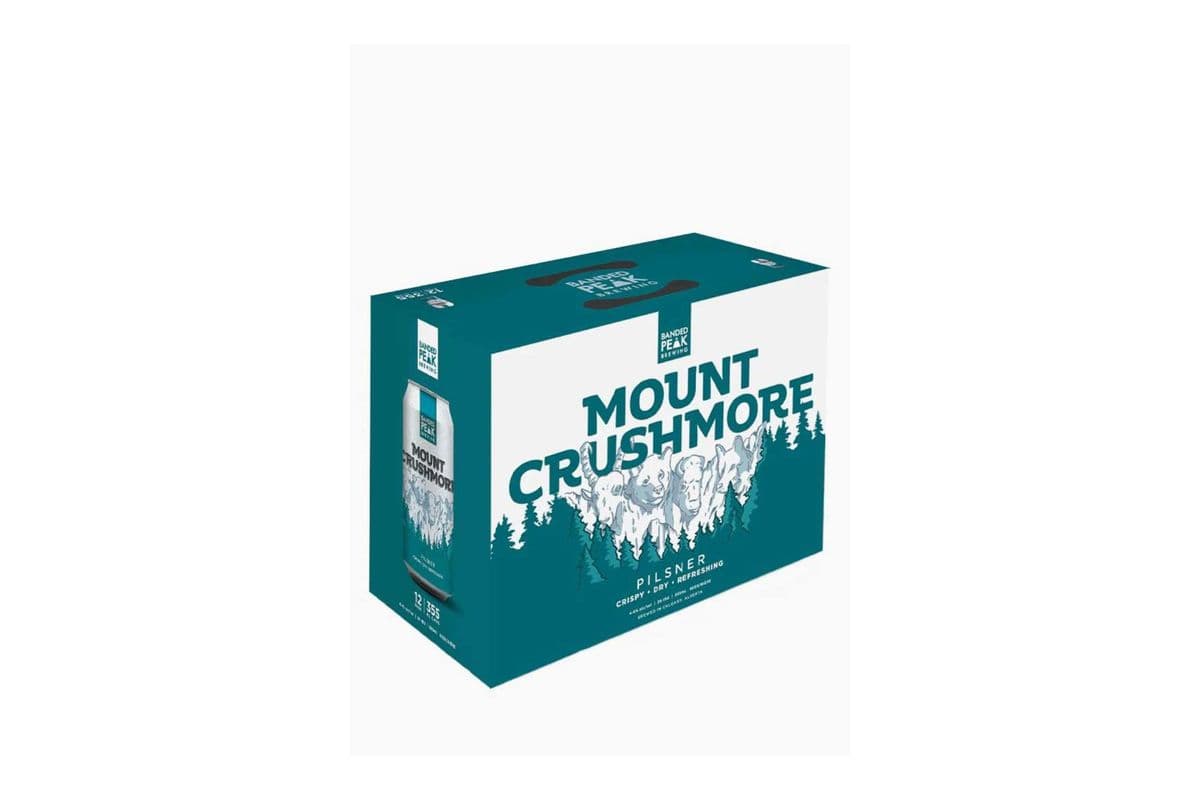 Banded Peak Brewing Mt. Crushmore Pilsner (12 Cans) (12 x 355ML)