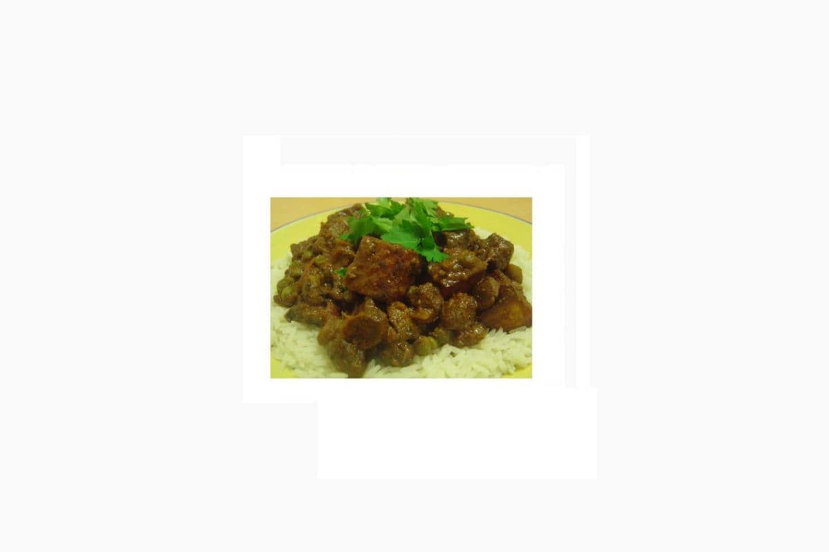 Plant Base Veggie Chunks with Rice