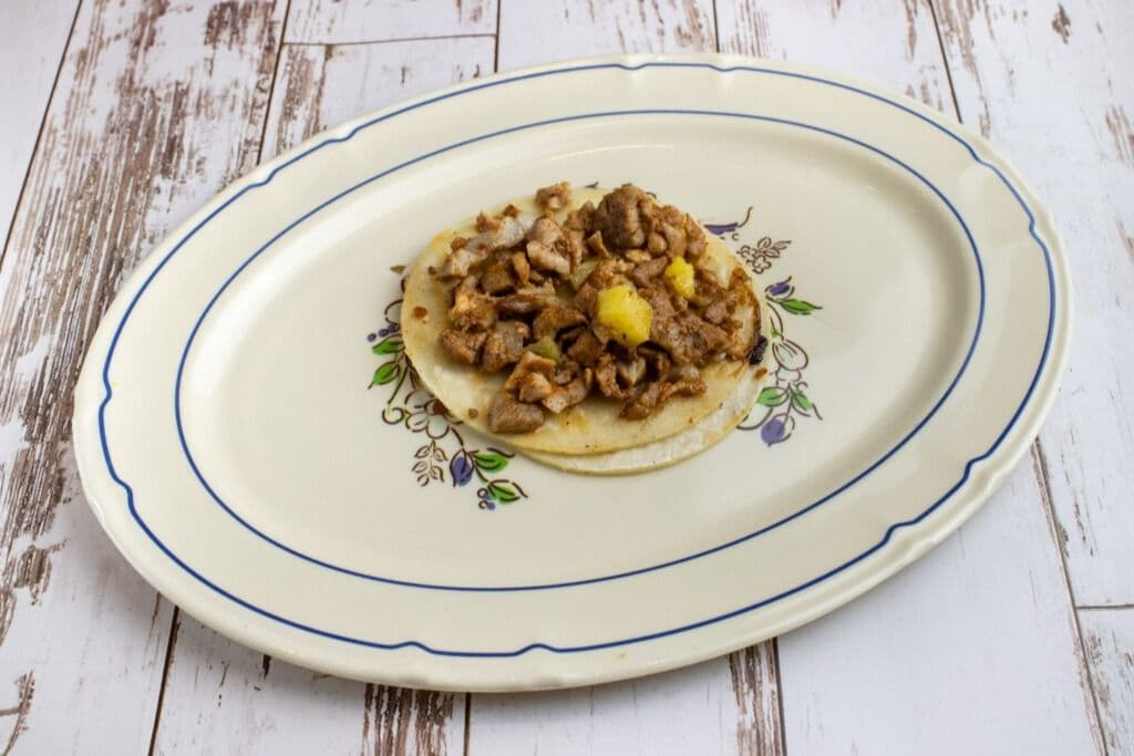 Pastor - Pork Marinated and Pineapple Taco