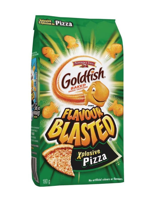 Goldfish Explosion de Saveurs Pizza 180g/ Goldfish Flavour Blasted  Explosive Pizza 180g