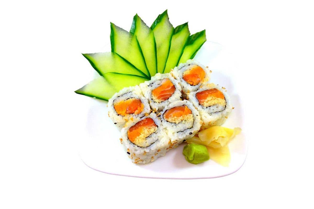 Crispy Spicy Salmon Sushi Roll