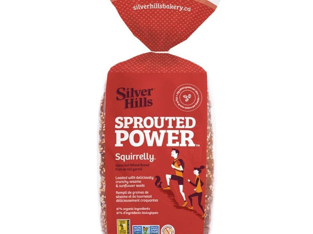 SILVER HILLS SPROUTED SQUIRRELLY WHEAT BREAD 600G