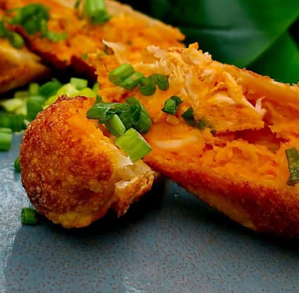 Buffalo Chicken Egg Rolls