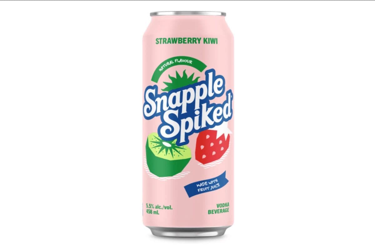 Snapple Spiked Tea - Strawberry Kiwi Flavour (1 x 458mL Can)
