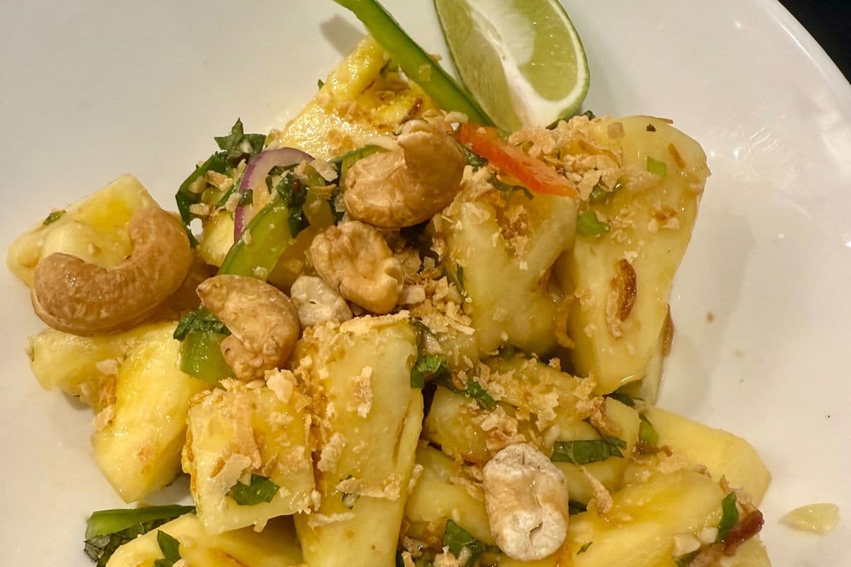 25. Vegetarian Pineapple Salad