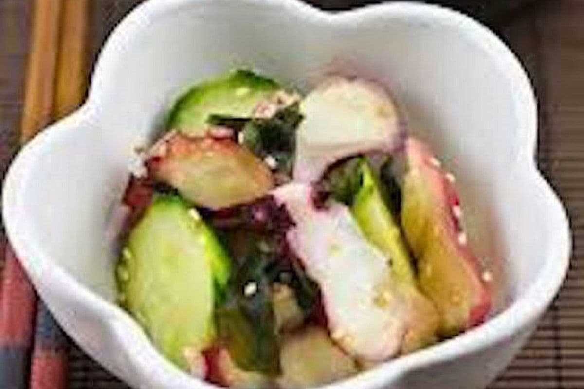 Octopus Sunomono Salad