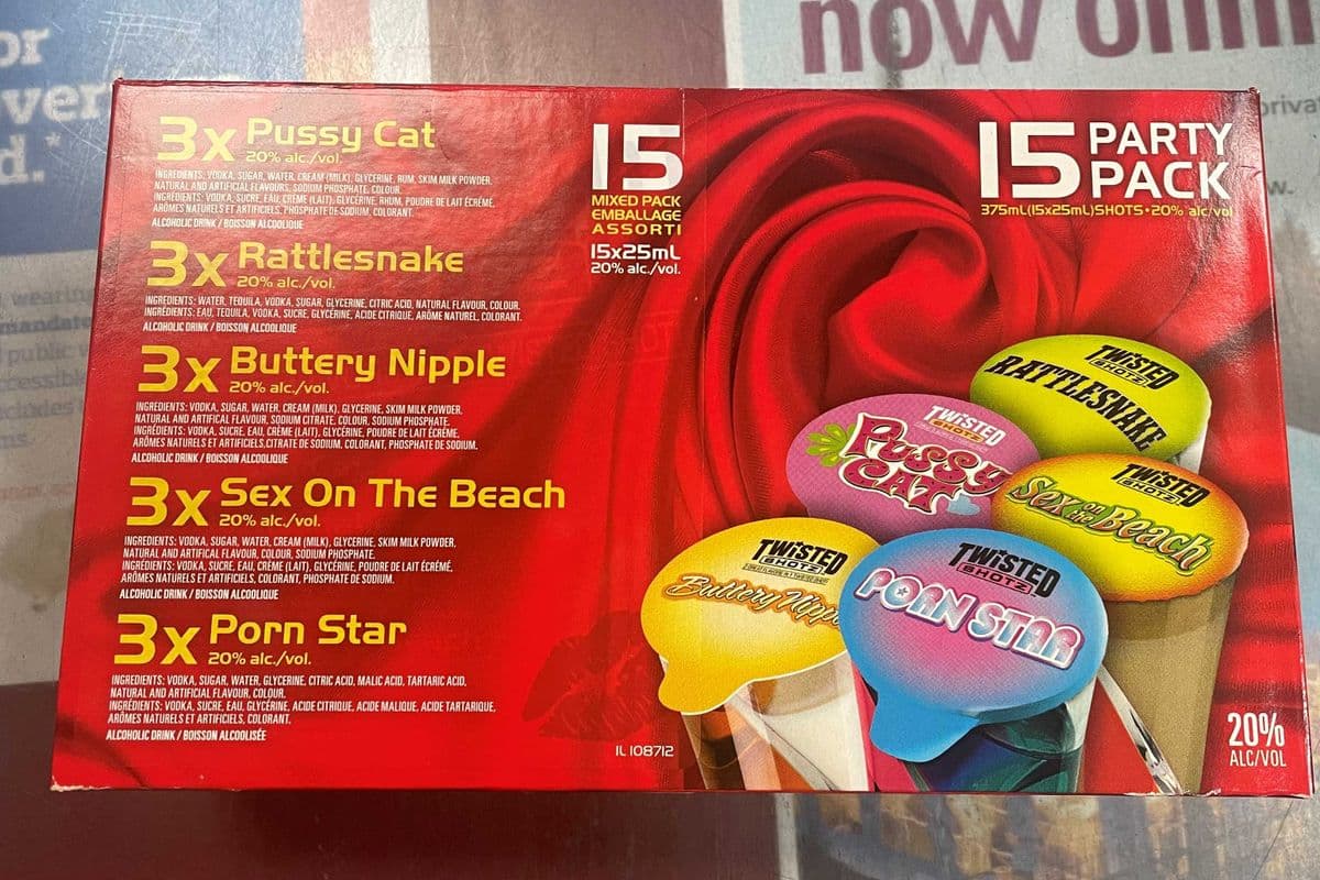 TWISTED SHOTZ - SHOTZ BOX SEXY PACK (15 x 30ml)