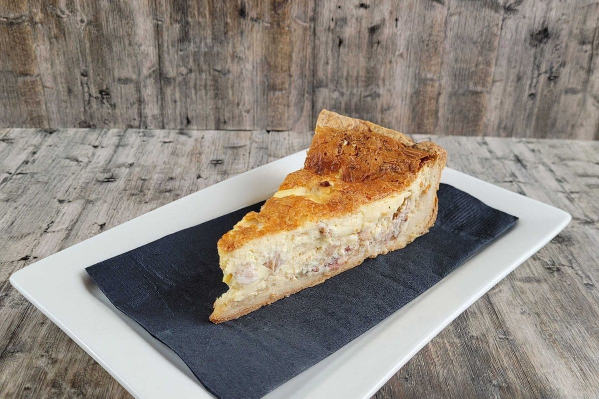 Pancetta and Swiss Cheese Quiche