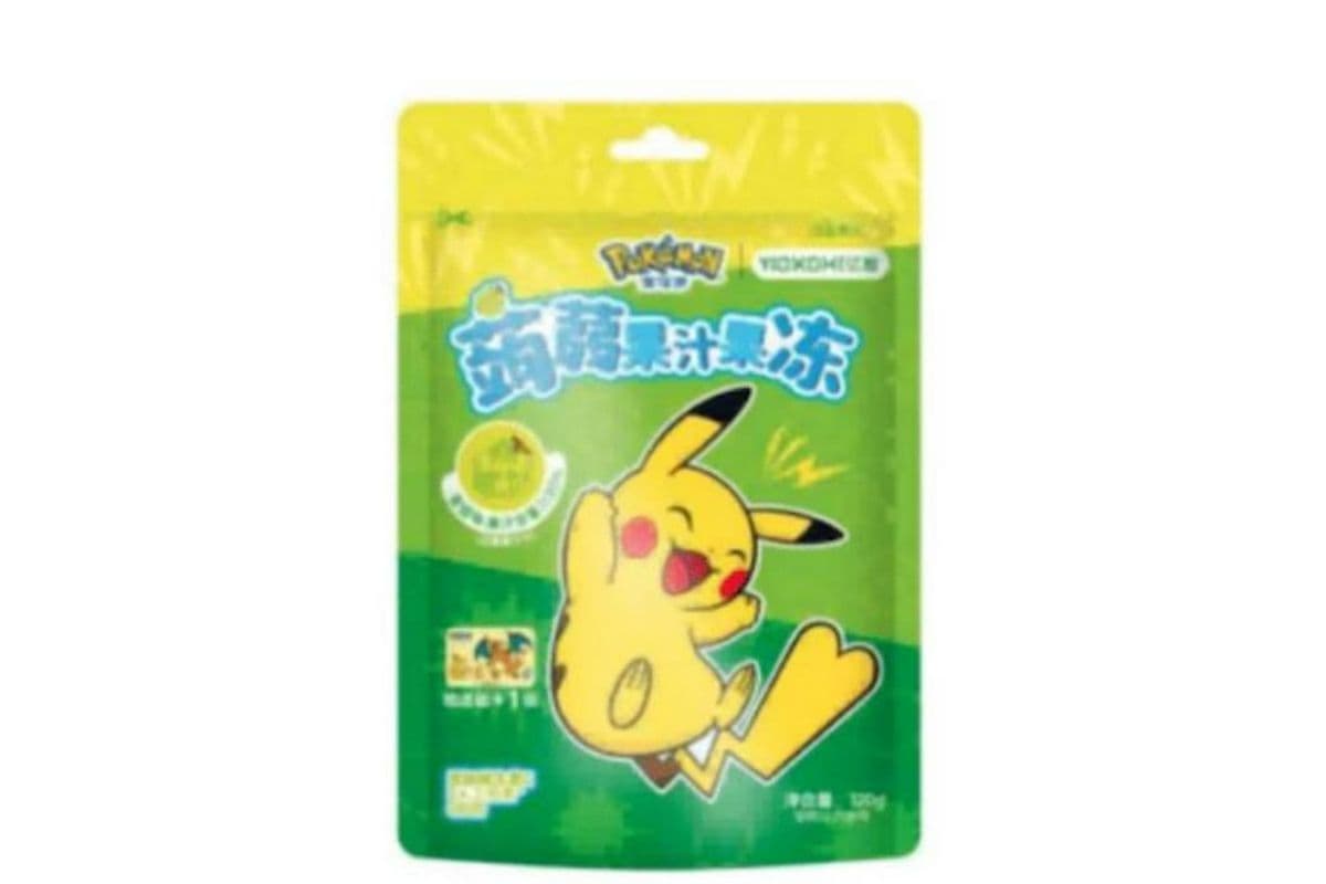 Pokemon Pikachu Green Grape Candy