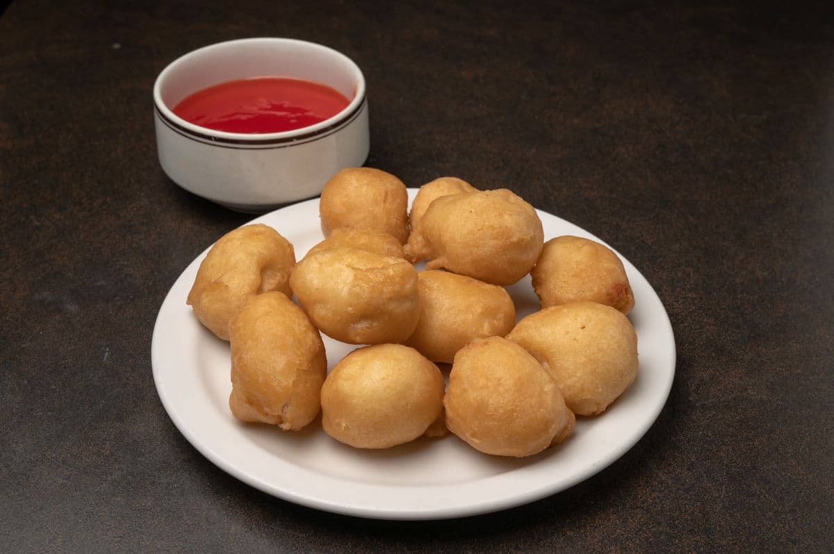 127. Sweet-and-Sour Chicken Ball with Pineapple