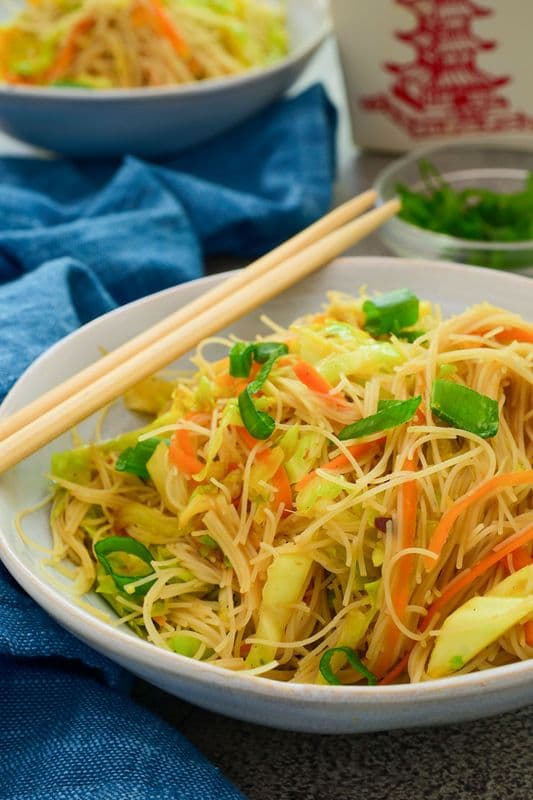 Vegetarian Singapore Mee