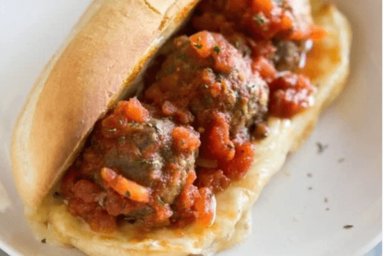 Turkish-Style Meatball Wrap