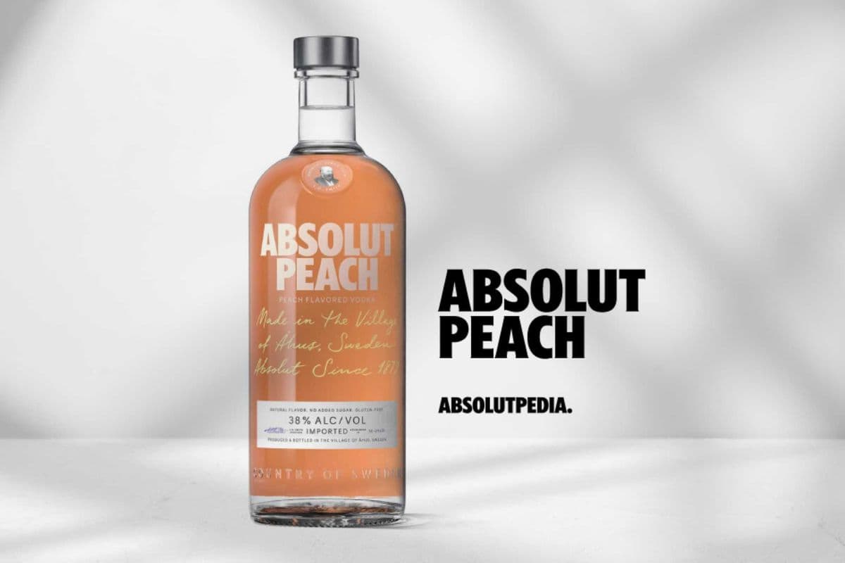 Absolut Peach Vodka (750 ml) (1 x 750ML)