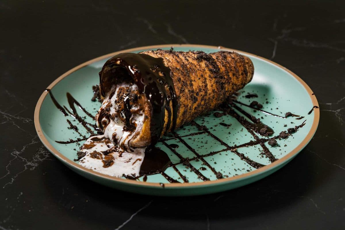 Chimney cake au oreo et nutella