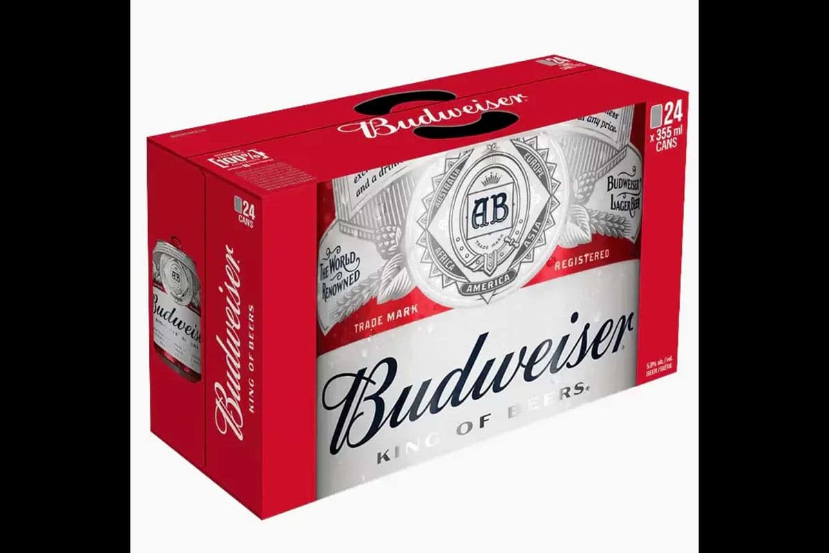 BUDWEISER (24 x 355 ML CANS) (24 x 355ML CANS)