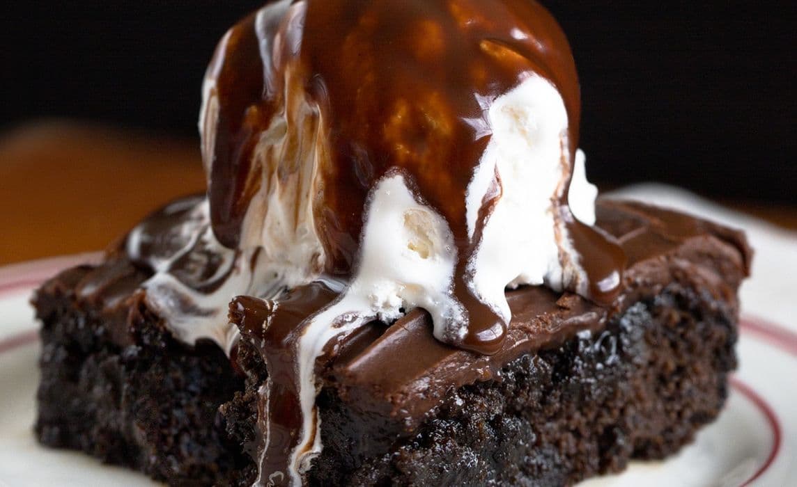 Fudgy Brownie Ala Mode (Vanilla Ice Cream Included)