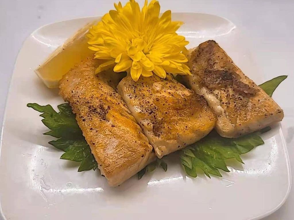 Grillerd Salmon belly