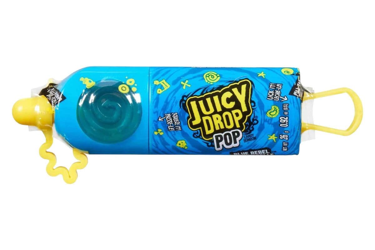 Juicy Drop Pop Blue Rebel (26gm) (0 Cal)