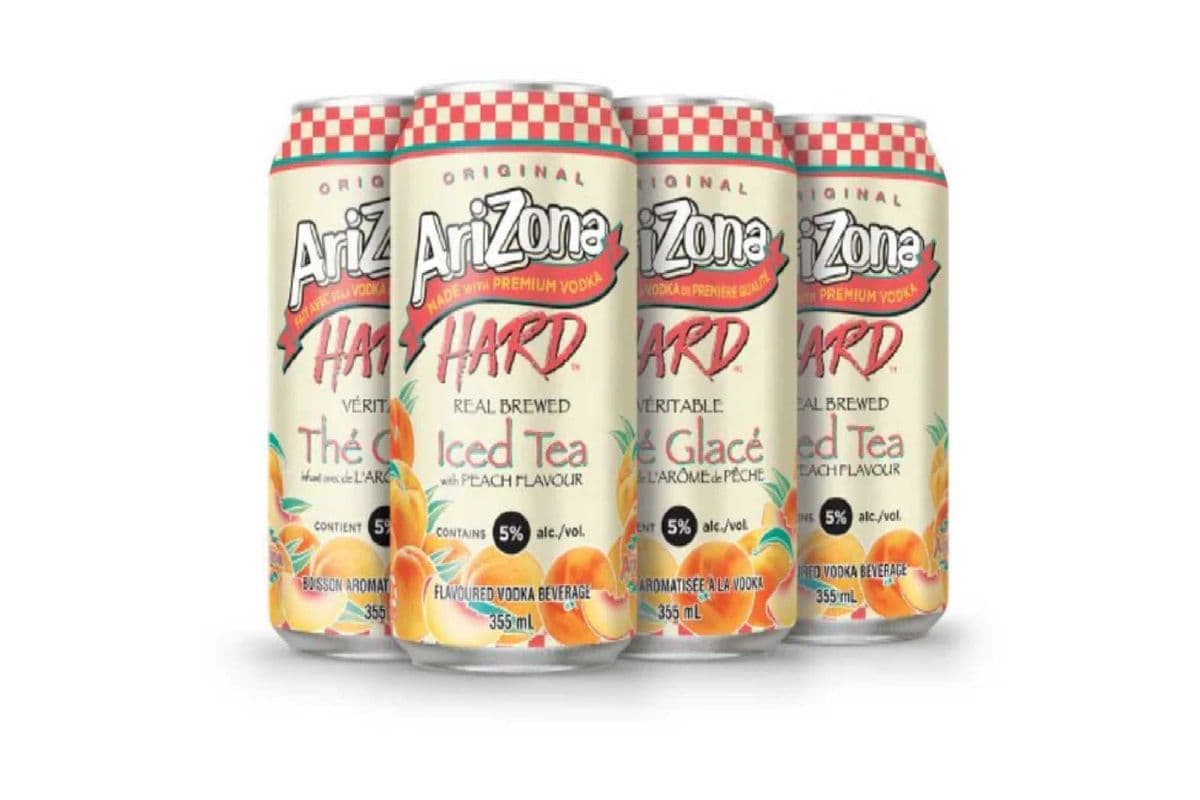 Arizona Hard Peach Ice Tea (6 x 355 ml)