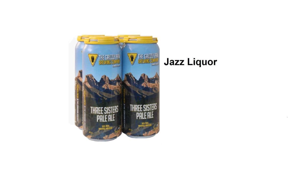 GRIZZLY PAW THREE SISTERS PALE 4 CANS (1 x 4×473ML )