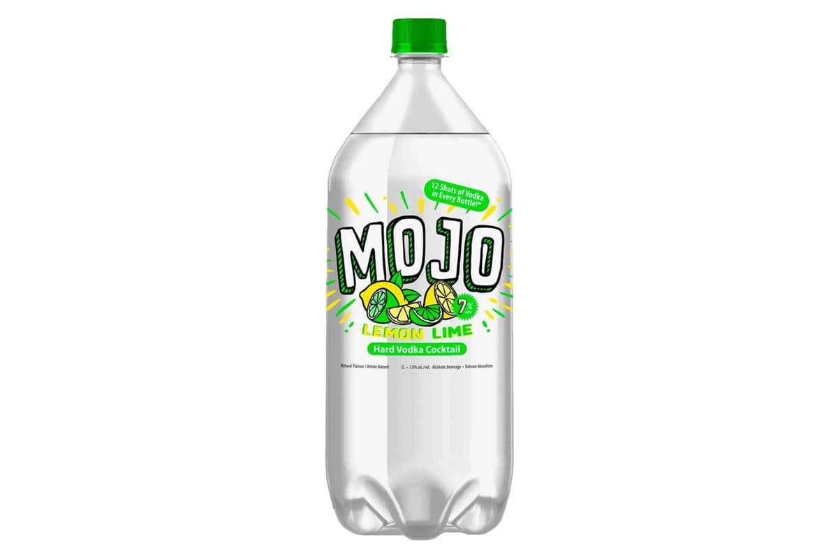 Mojo Lemon Lime Hard Vodka Soda Drink 2L (1 x 2L)