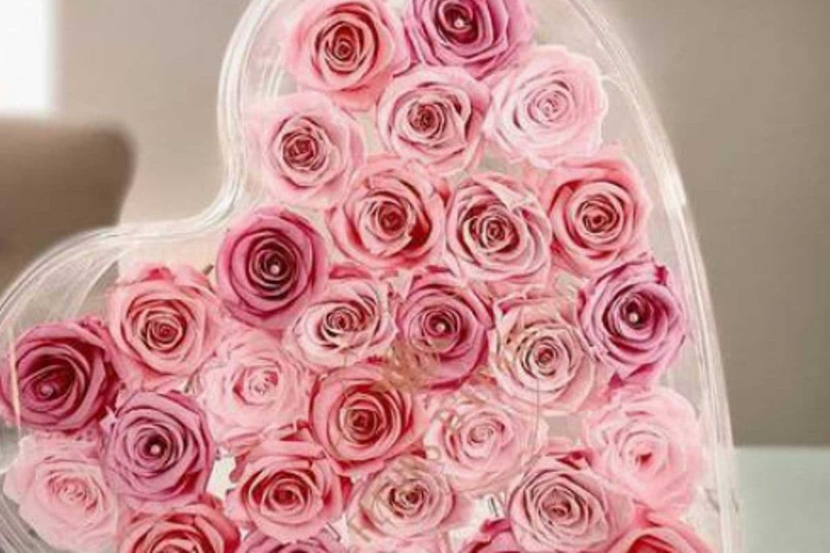 Crystal Heart Box (Extra Large) (30x30x15 cm)