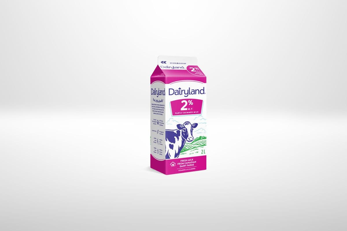 Dairyland 2% Milk (2 L Carton)