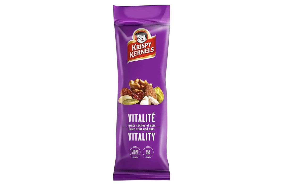 Krispy Kernels Vitality Dried Fruit & Nuts 65g
