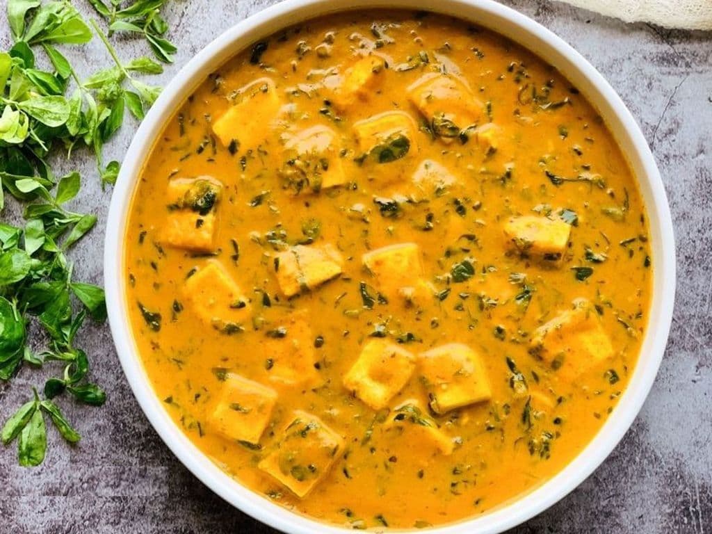 Malai Methi Paneer 