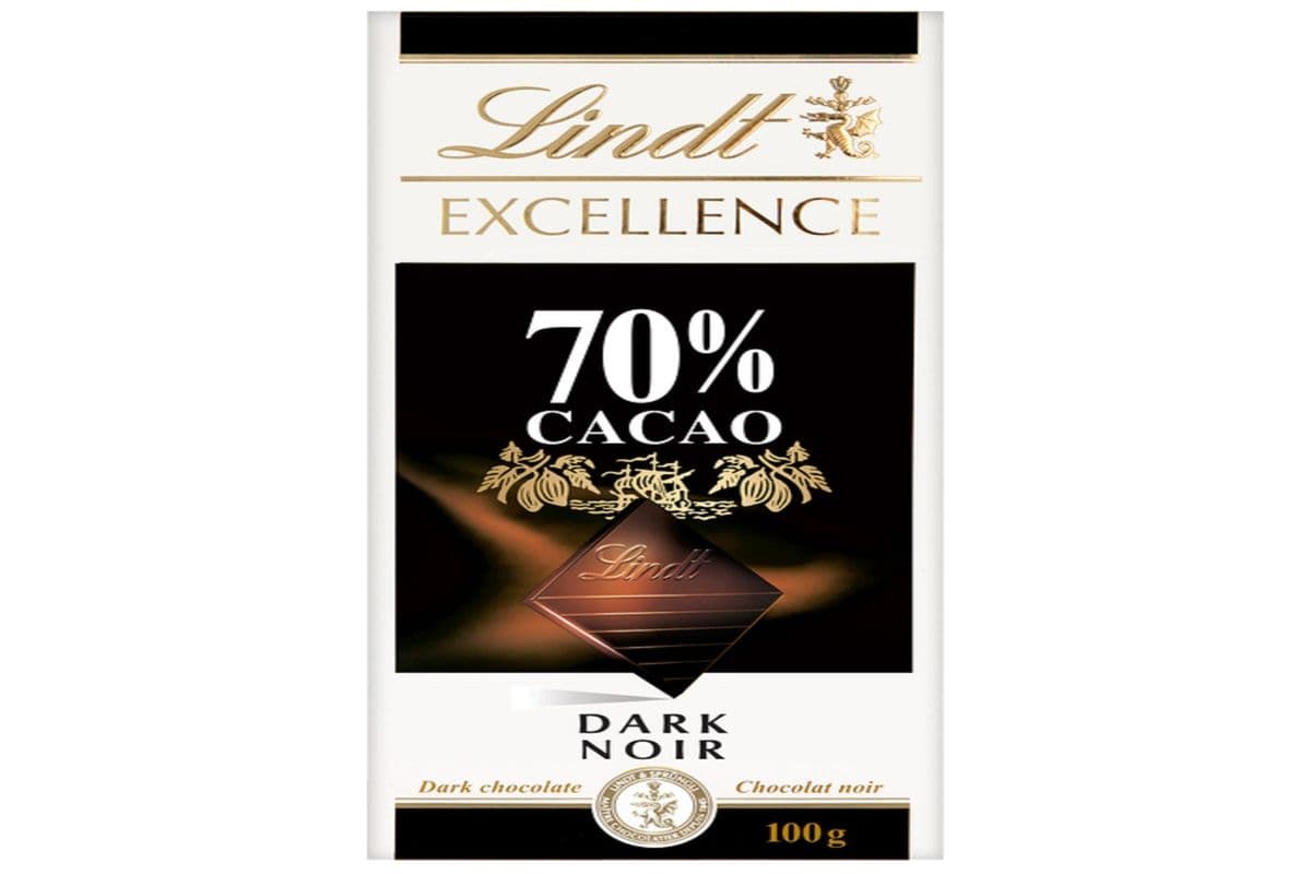Lindt 70% Cacao Dark Chocolate Bar