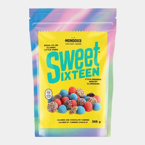 Sweet Sixteen Jujubes et yummies chocolat (325g) / Sweet Sixteen Jujubes and Chocolate Yummies (325g)