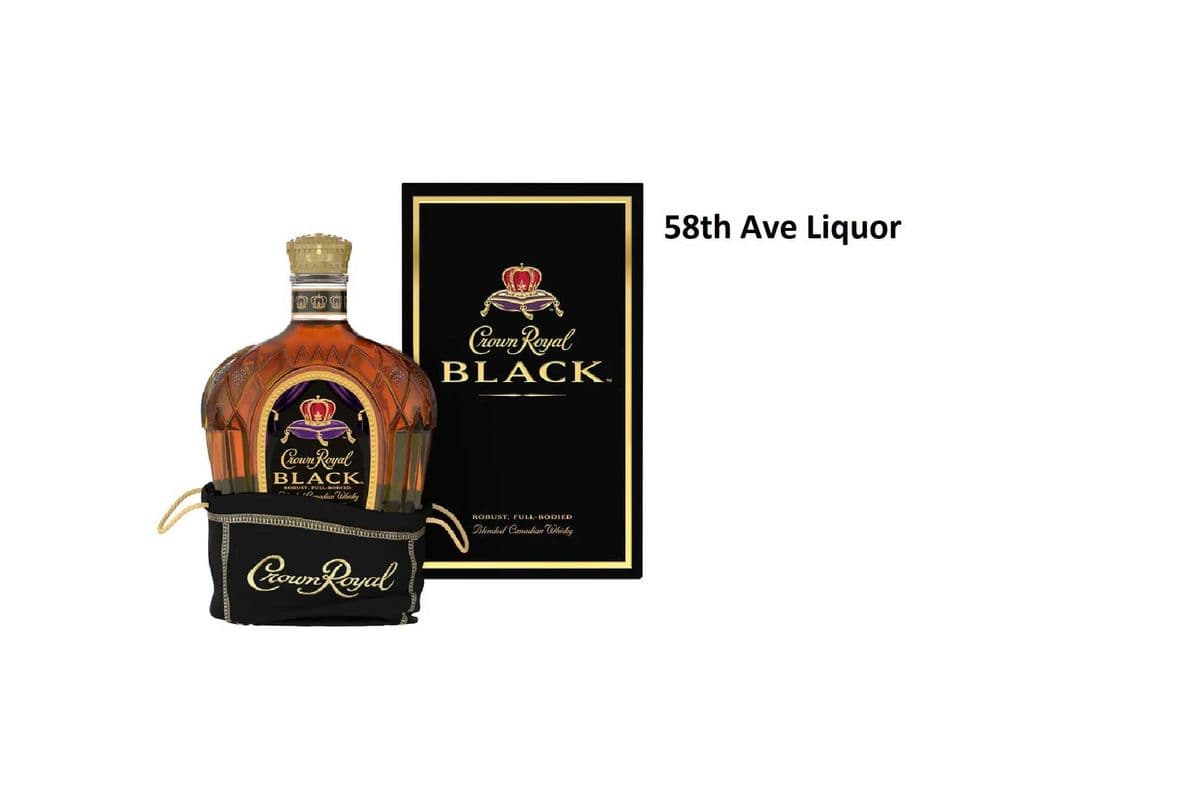 CROWN ROYAL BLACK 750ML (1 x 750 ML )