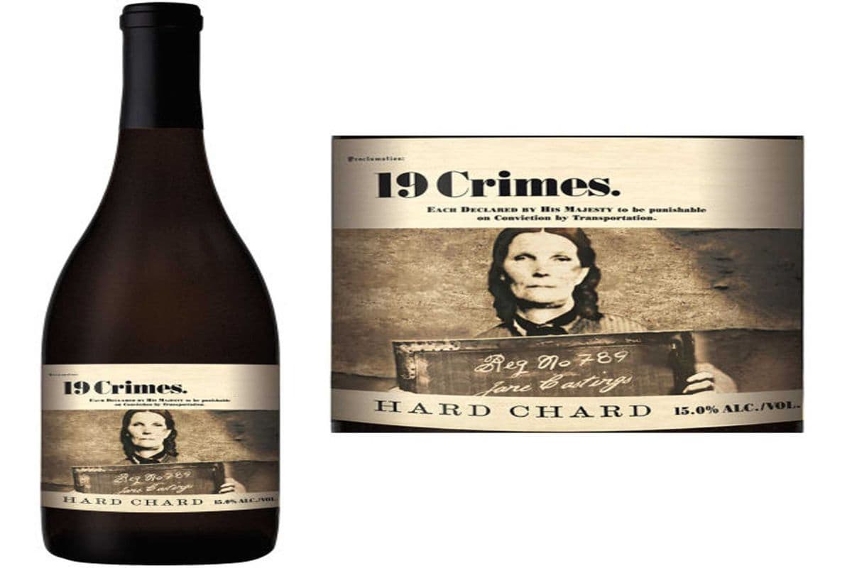 19 Crimes Hard Chardonnay 750ml (1 x 750 ml)