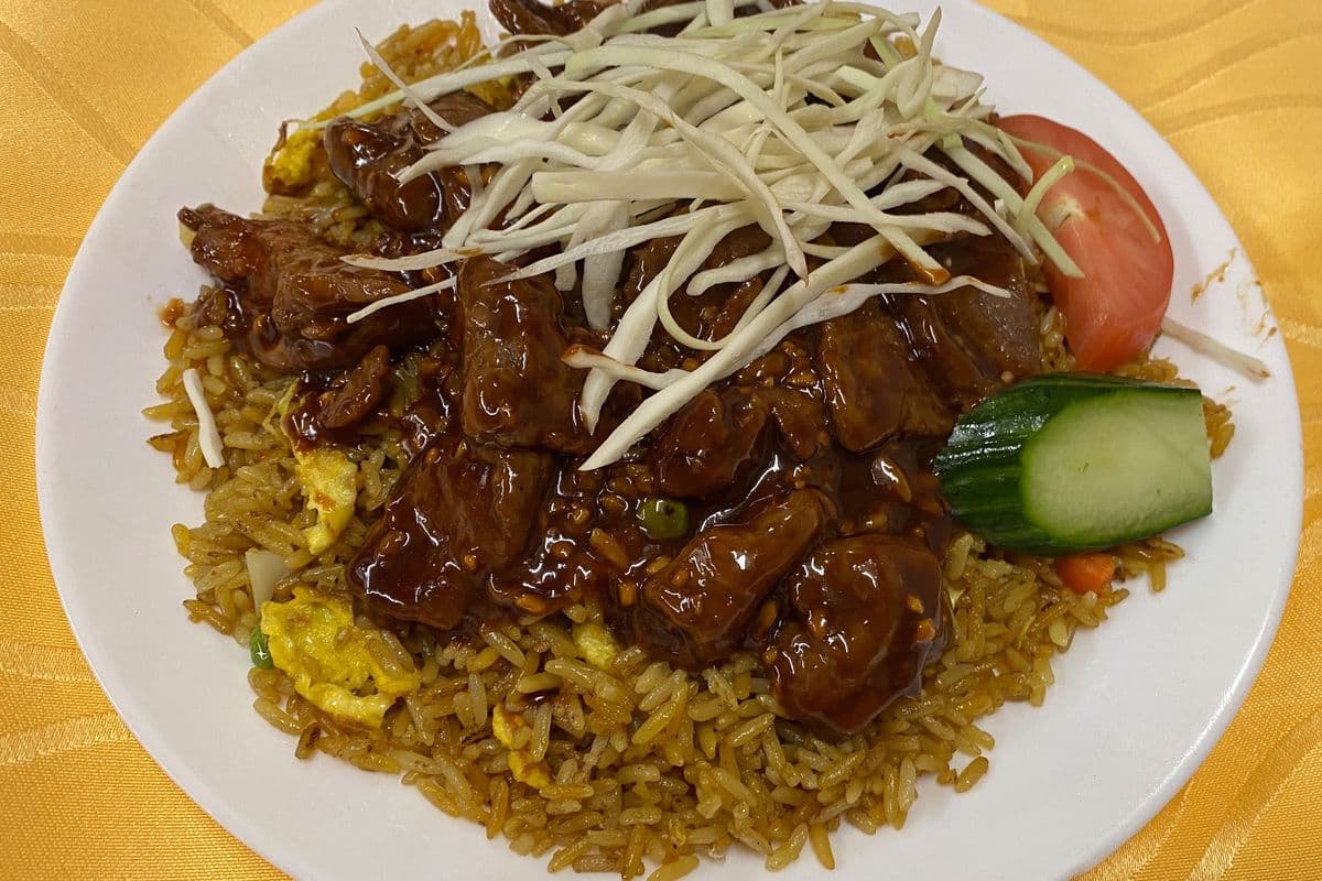 Guyana Style Beef Fried Rice