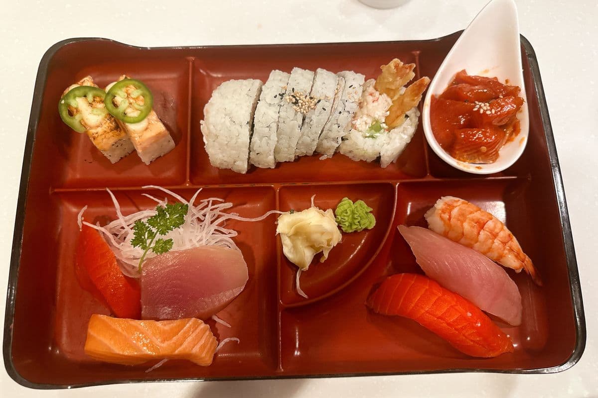 Sashimi and Nigiri Bento
