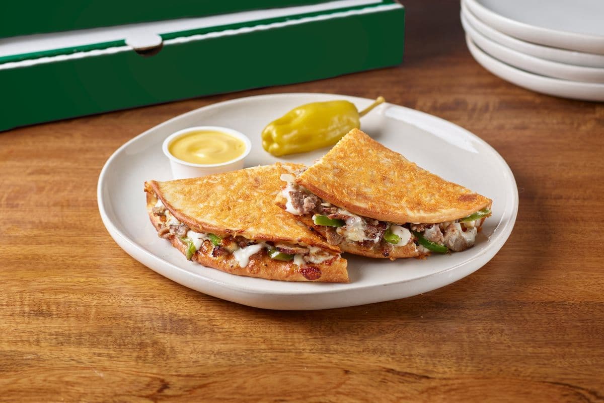 Parmesan Crusted Philly Cheesesteak Papadia