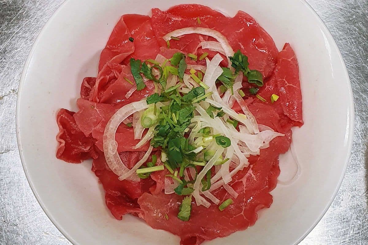 13. Noodle Soup with Rare Steak - Pho Tai