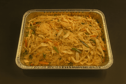 Platter Taiwanese Stir-Fried Rice Vermicelli w/Meat Sauce (Incl. Dried Shrimp & Shredded Pork) / 歡樂餐 台式炒米粉(含蝦米,肉燥)