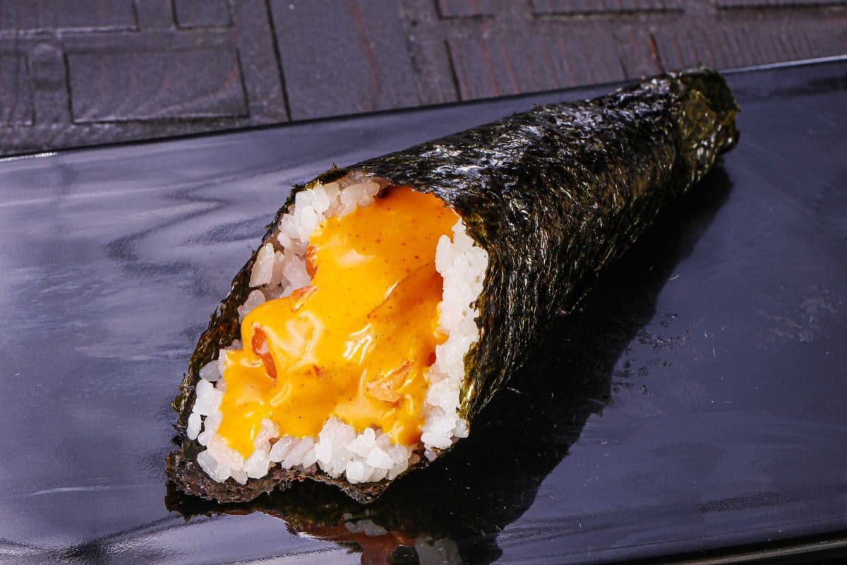 Spicy Salmon Hand Roll