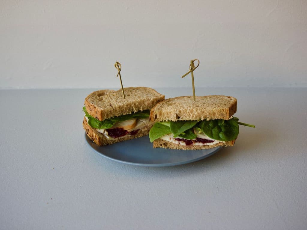 turkey cranberry wrap/ sandwich