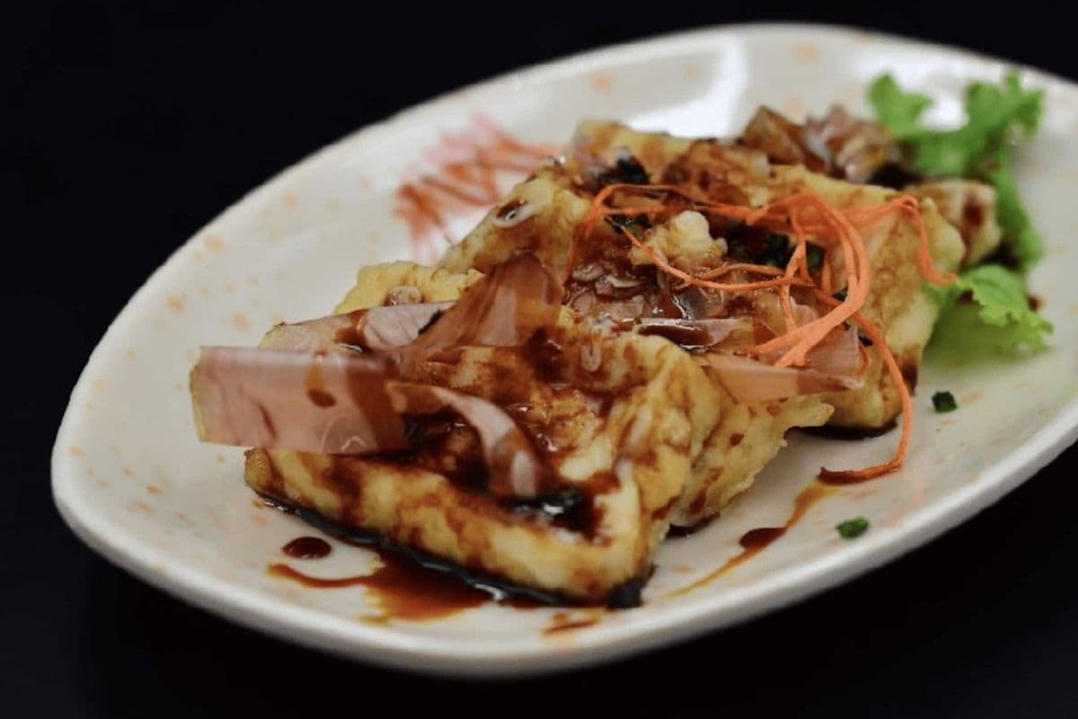 Pan fried tofu