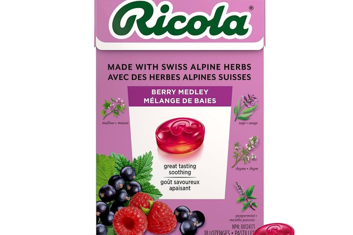 Ricola - Mélange de baies / Berry Medley (18 pastilles)