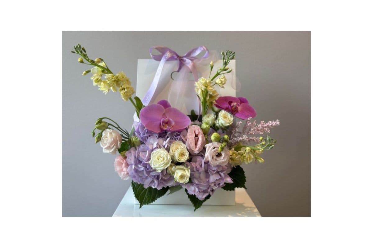 White Bloom Box