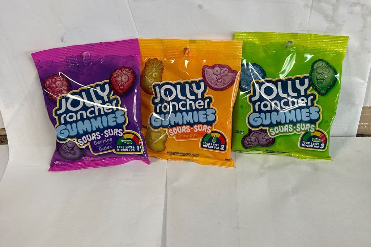 Jolly Rancher gummies (182gm) (130 Cal)