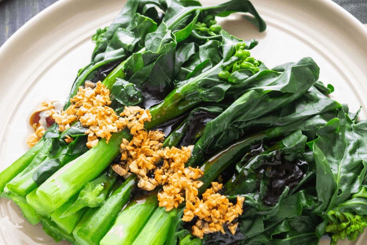Stir Fried Gailan 清炒蒜蓉芥兰