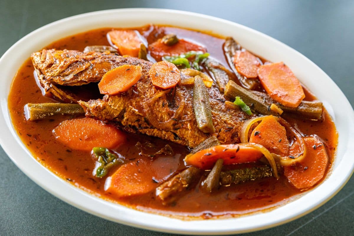 Brown Stew Fish