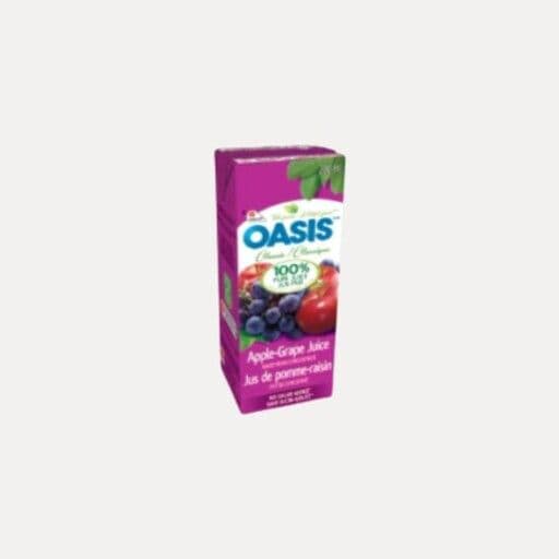 Jus pomme raisin Oasis / Oasis Apple and Grape Juice