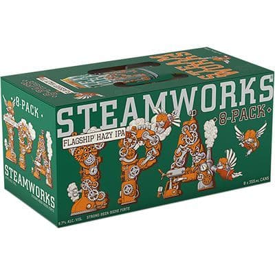 Steamworks Brewing Company Flagship IPA, 8 x 355 ml